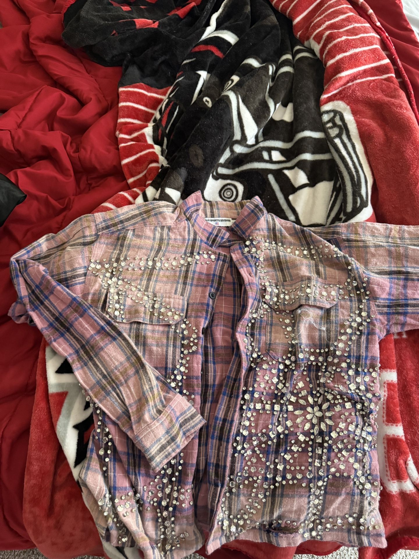 Vale Rhinestone Flannel