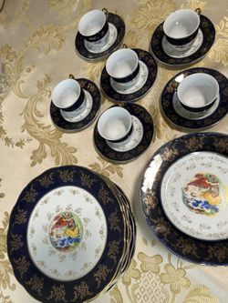 Thun 1794 CZECK China Porcelain 24CT GOLD Set