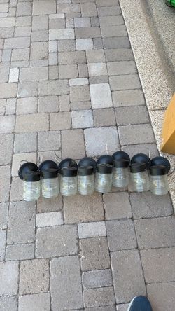 Exterior garage and /or patio door  lights