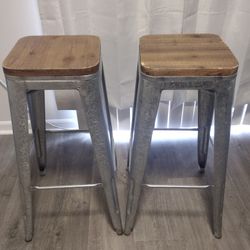 Metal And Wood Stools For Sale