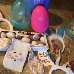 Giant Easter Eggs And Bunny Ears 