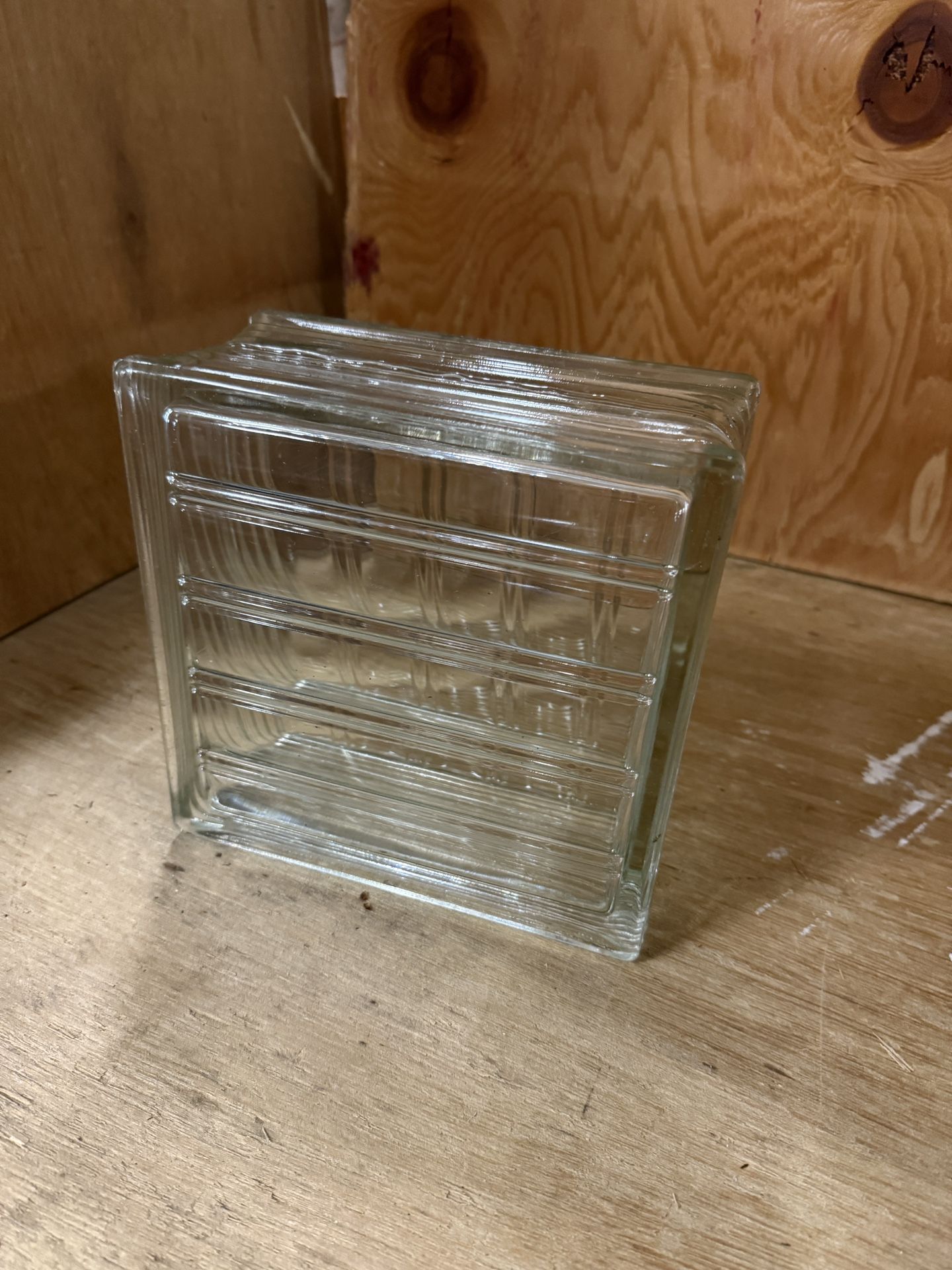 Vintage Reclaimed Art Deco Glass Blocks