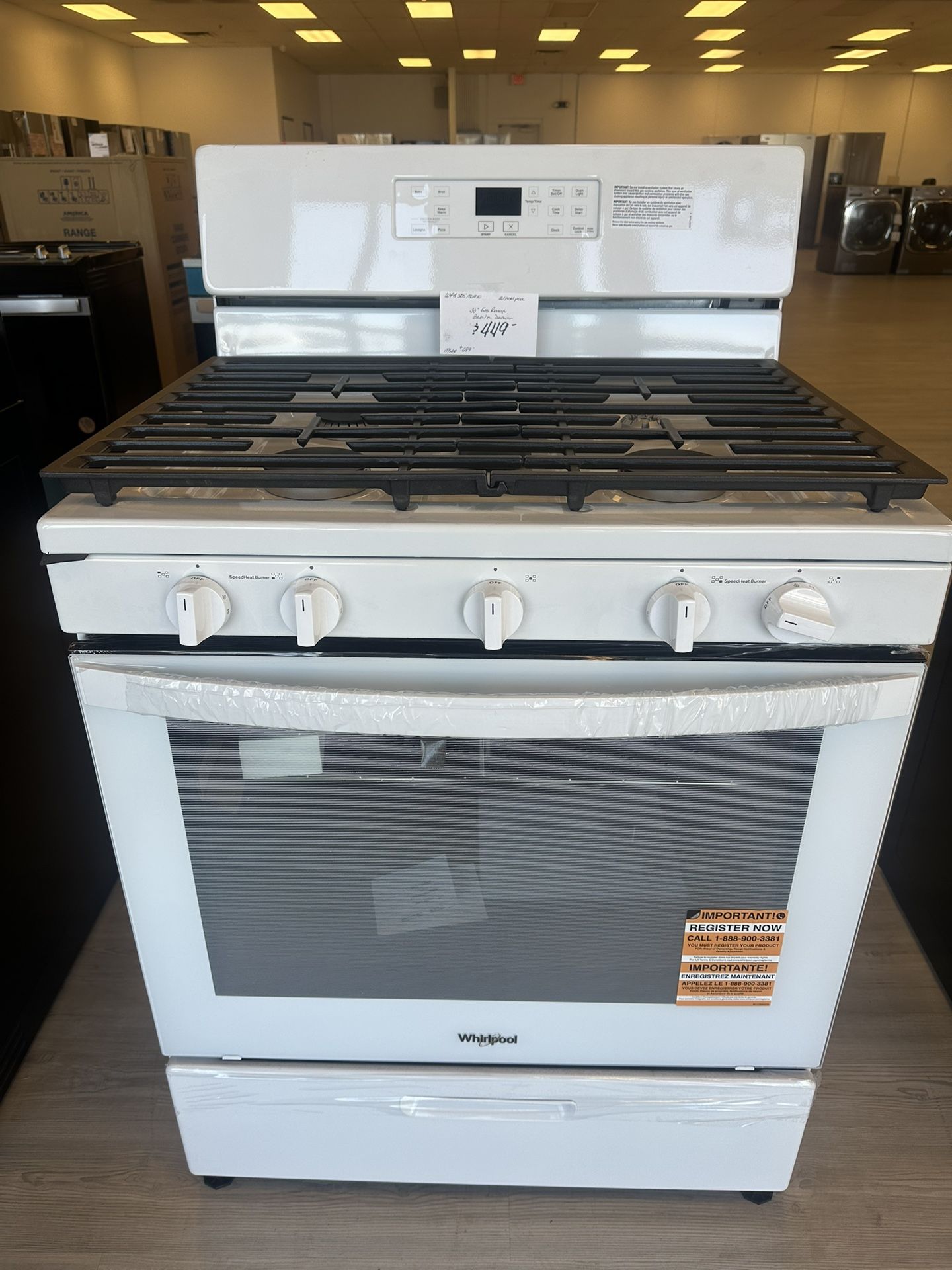 Whirlpool Gas Range