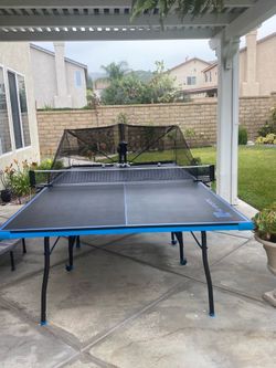 Table Tennis Robert Machine with catch net
