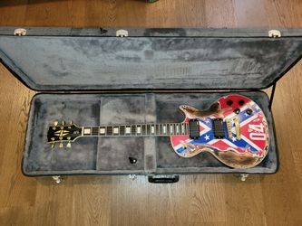 Chipson Custom Graphic Electric Guitar with Hard Case