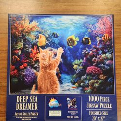 Cat Aquarium 1000 Piece Jogsaw Puzzle