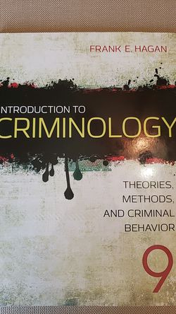 Introduction to Criminology Frank Hagan (NEW)
