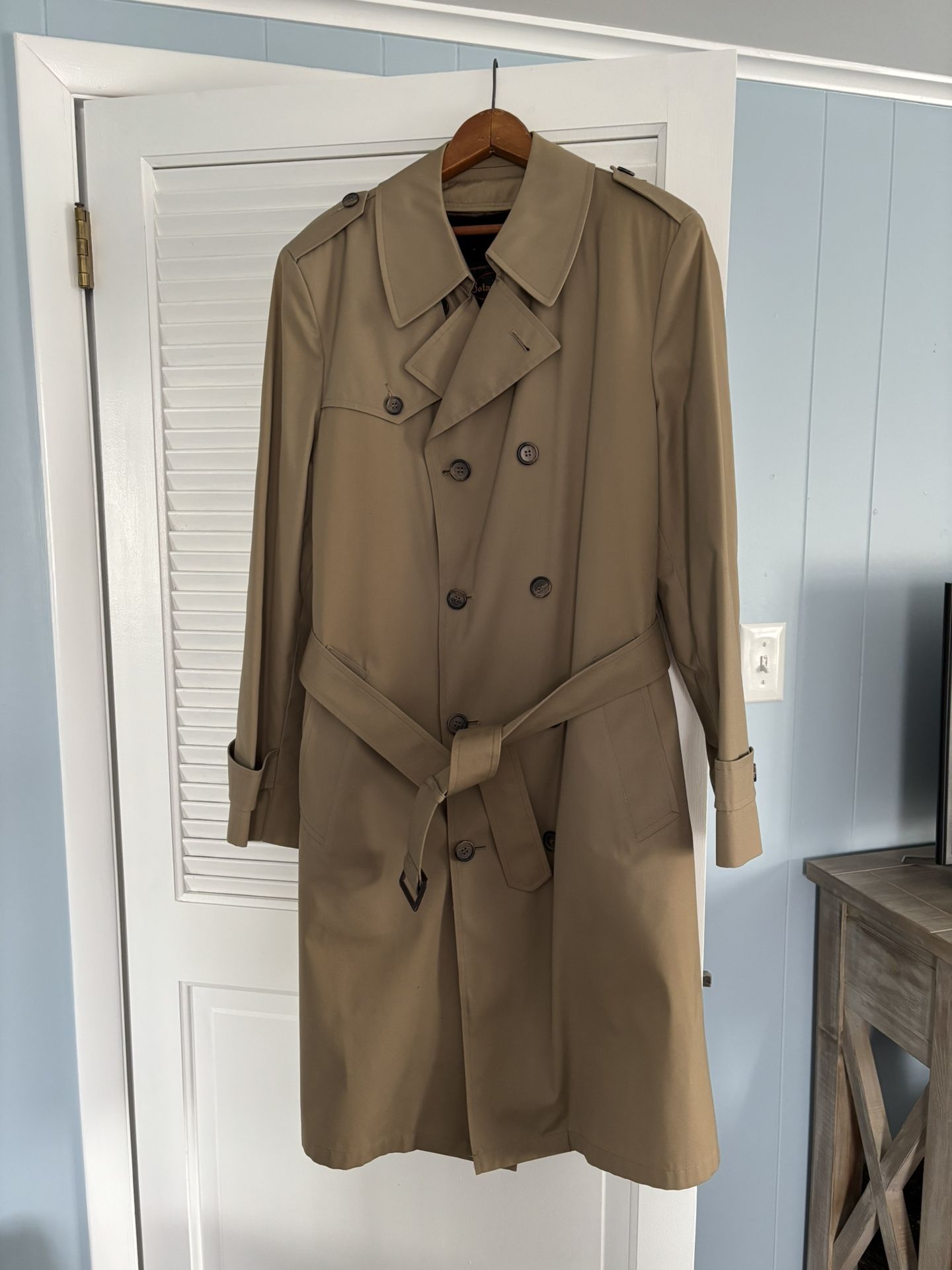 Men’s Dress Trenchcoat With Zip Out Lining