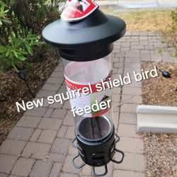 New Squirrel Shield Bird Feeder 