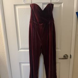 Express Velvet Jumpsuit 
