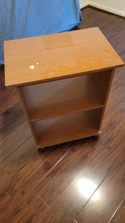 Wood Shelves With Wheels . Free