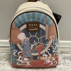 NWT Loungefly Ratatouille Remy Soup Backpack
