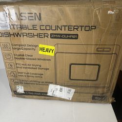 AIRMSEN Portable Countertop Dishwasher with 5L Built-in Water Tank ZMW-DUHA01 5