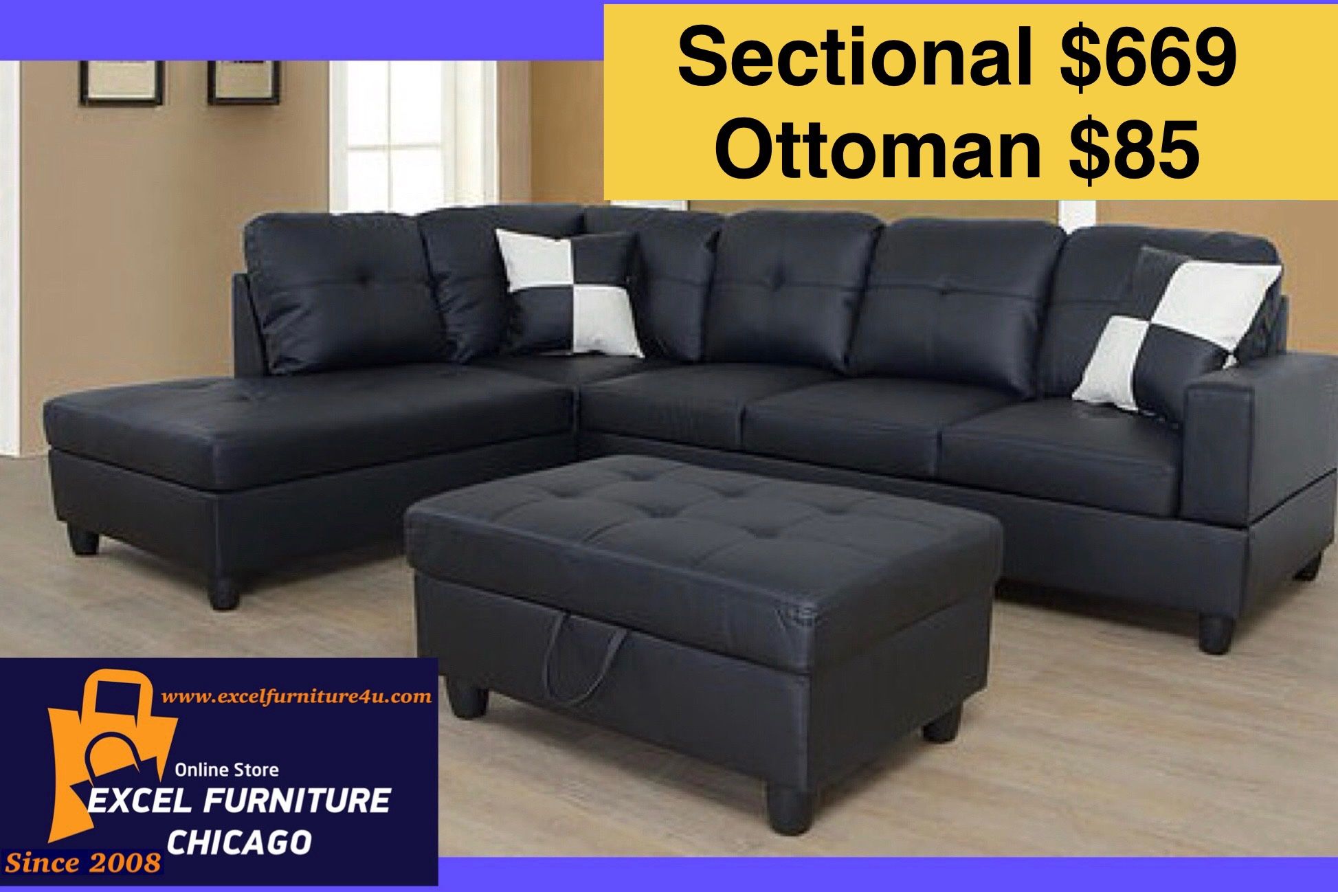 💫FREE DELIVERY💫Brand New Sectional Sofa Couch
