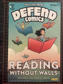 HELP THE CBLDF DEFEND COMICS Free COMIC BOOK DAY 2018- bag & boarded