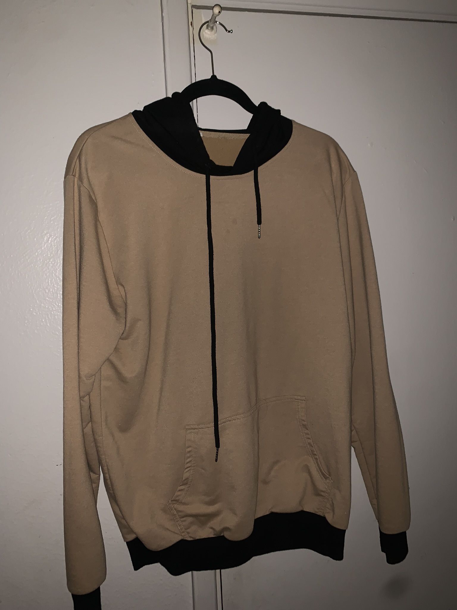 H&M Tan And Black Hoodie