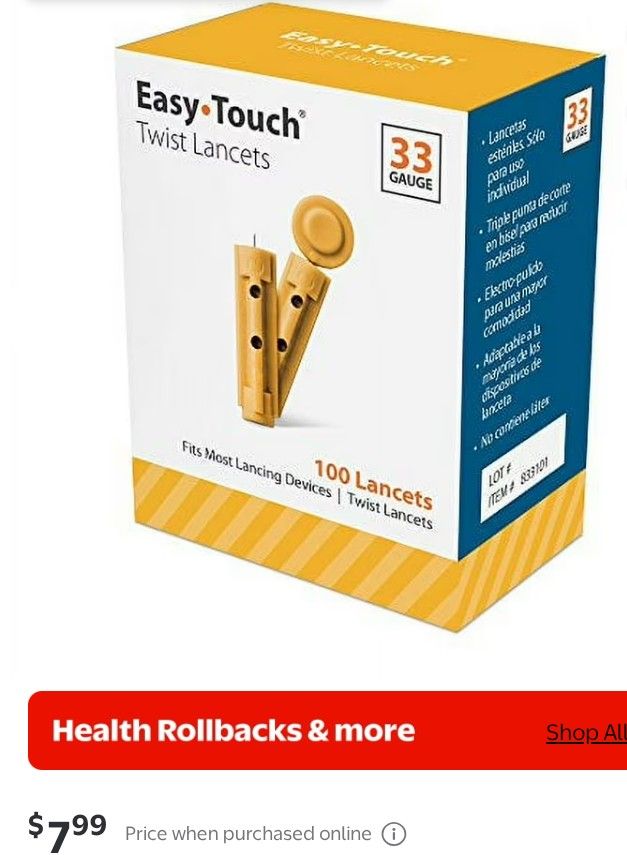 Easy Touch Twist Lancets