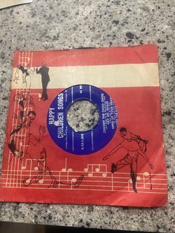 Happy Children Songs 45 RPM Vinyl Record