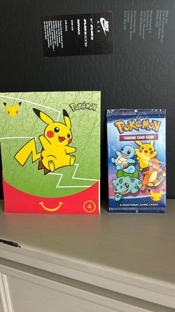 McDonald's Pokémon 25th Anniversary Happy Meal Box & Card Pack