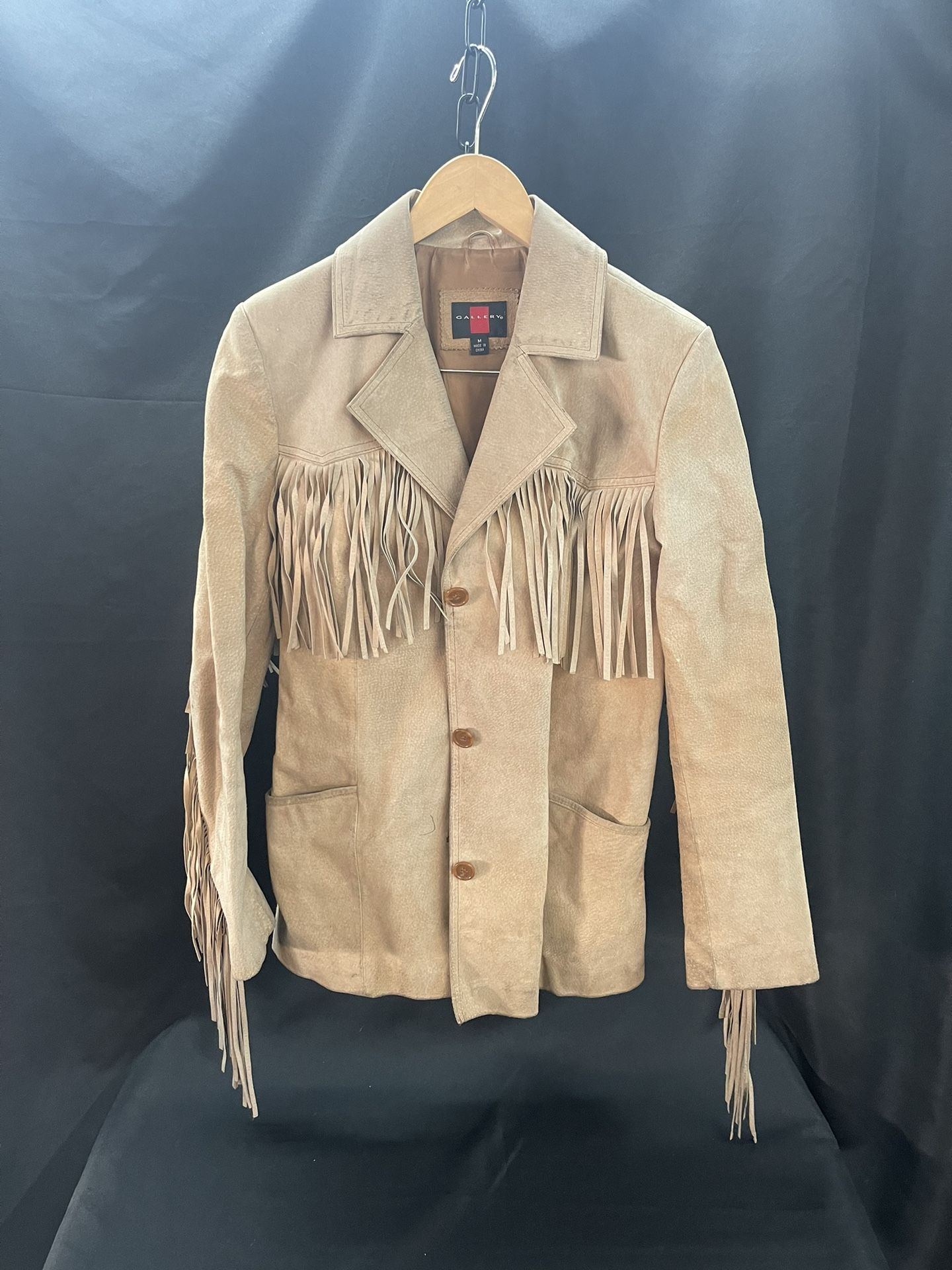 Western Fringe Suede Jacket