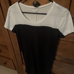 Two Tone White and Dark Blue Tavik+ Dress