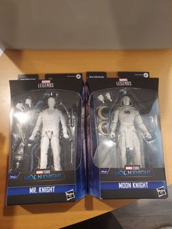 Moon knight & mr knight marvel legend figures