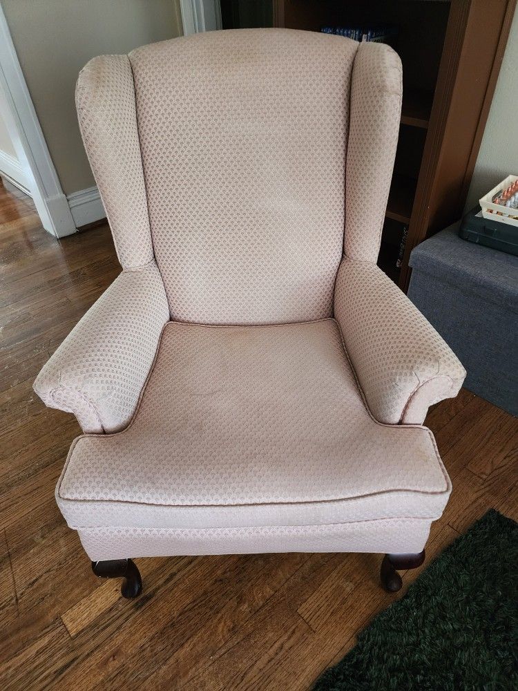 Set Of 2 Pink Arm Chairs