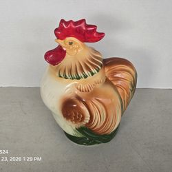VINTAGE ROOSTER COOKIE JAR