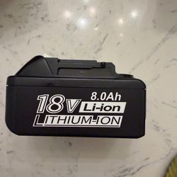 18V 8.0Ah Lithium Battery 2-Pack – New High Capacity