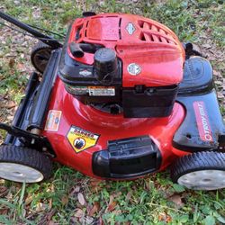 Lawn Mower Troy Bilt Start Right Up Very Good Conditions Front Wheel Drive Self Propelled Ready For Work 