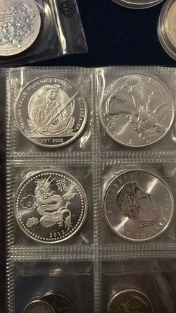 Mixed Coin Collection in Collector Album
