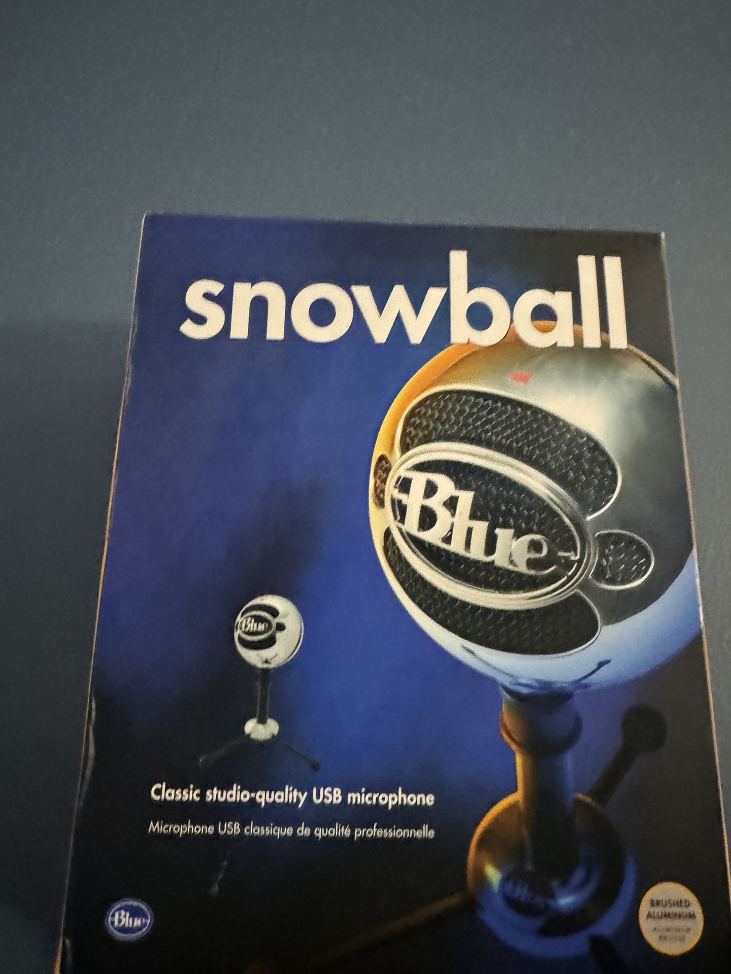 Blue Snowball, Microphone, Silver,