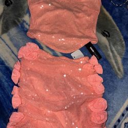 Fashion Nova Skirt And Top Set 