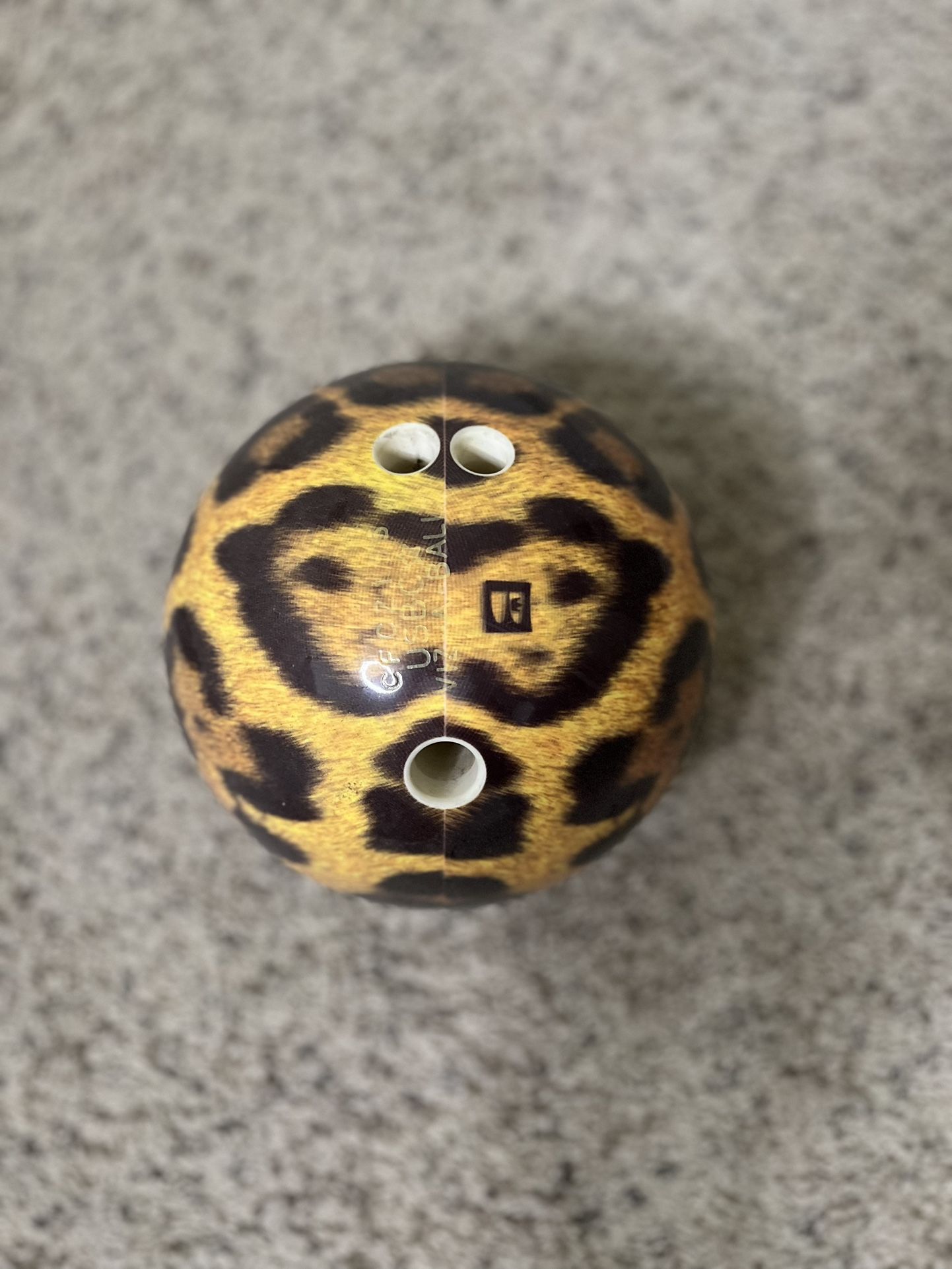 Brunswick Custom Leopard Bowling Ball - 10 Lbs