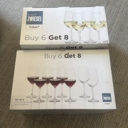 Swiesel Set 8 Wine Glasses