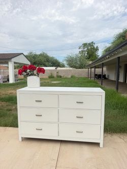 White dresser