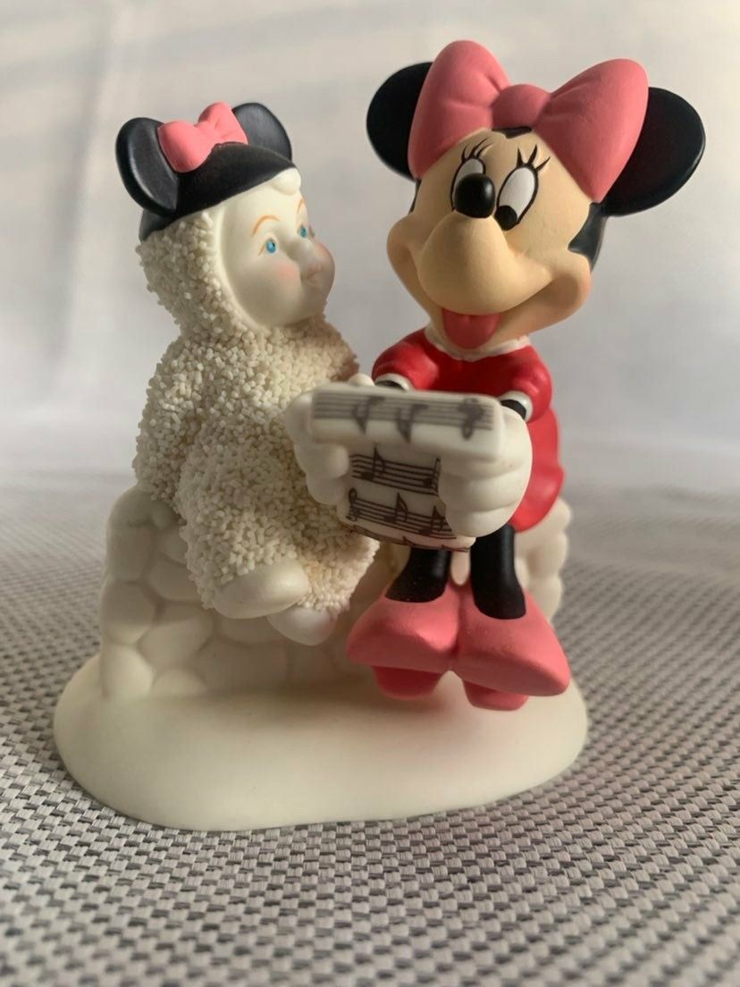 [Department 56] Snowbabies Caroling With Minnie Collectible Figurine Enesco