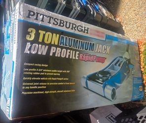 Aluminum racing floor jack rapid pump 3 Ton.     Hablo Español,  se vende gato hydraulico de Aluminio Lucero y de peril bajoKML