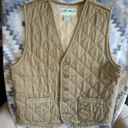 Eddie BAUER 100% Cotton Vest with Pockets 