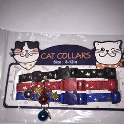 Cat Collars Size 8-12 Inch