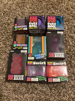 Nee Doh Sensory Stress Toy Bundle – 9 Pieces