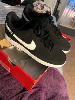 BRAND NEW NIKE BLACK COURT VISION LOW NEXT NATURE - MENS