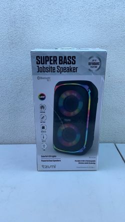 Tzumi Super Bass Jobsite Bluetooth Speaker