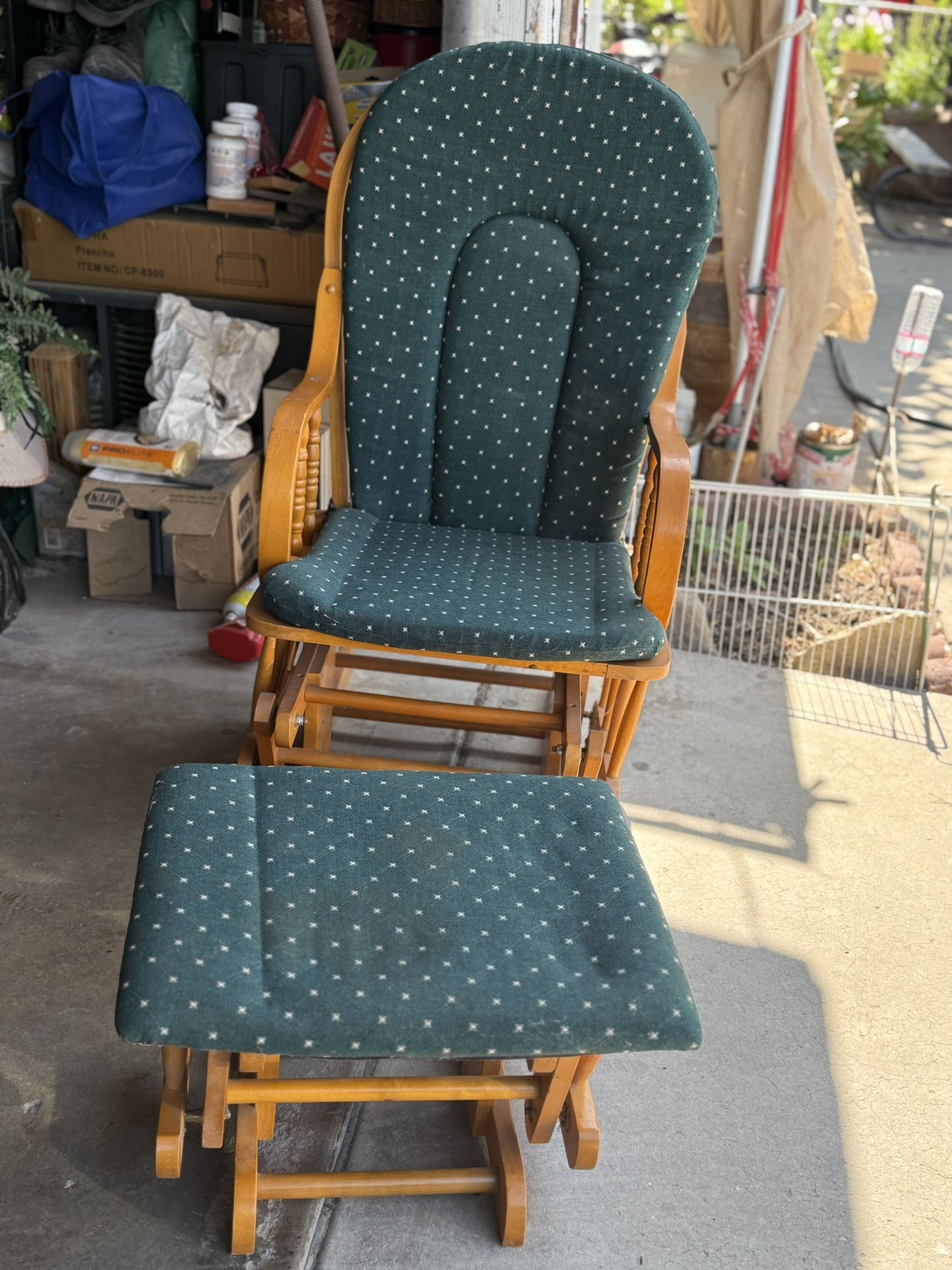 Glider Chair And Ottoman