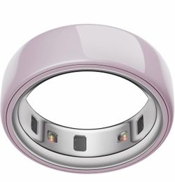 OURA Ring 4 Smart Ring - Ceramic  Petal - Size 7 Sleep, Activity, Women’s Health, AI Advisor, Up to 8 Days of Battery Life