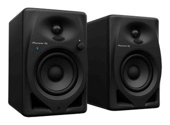 Pioneer DM-40D-BT, 4" Desktop Monitor System with Bluetooth Functionality - (Pair, Black)