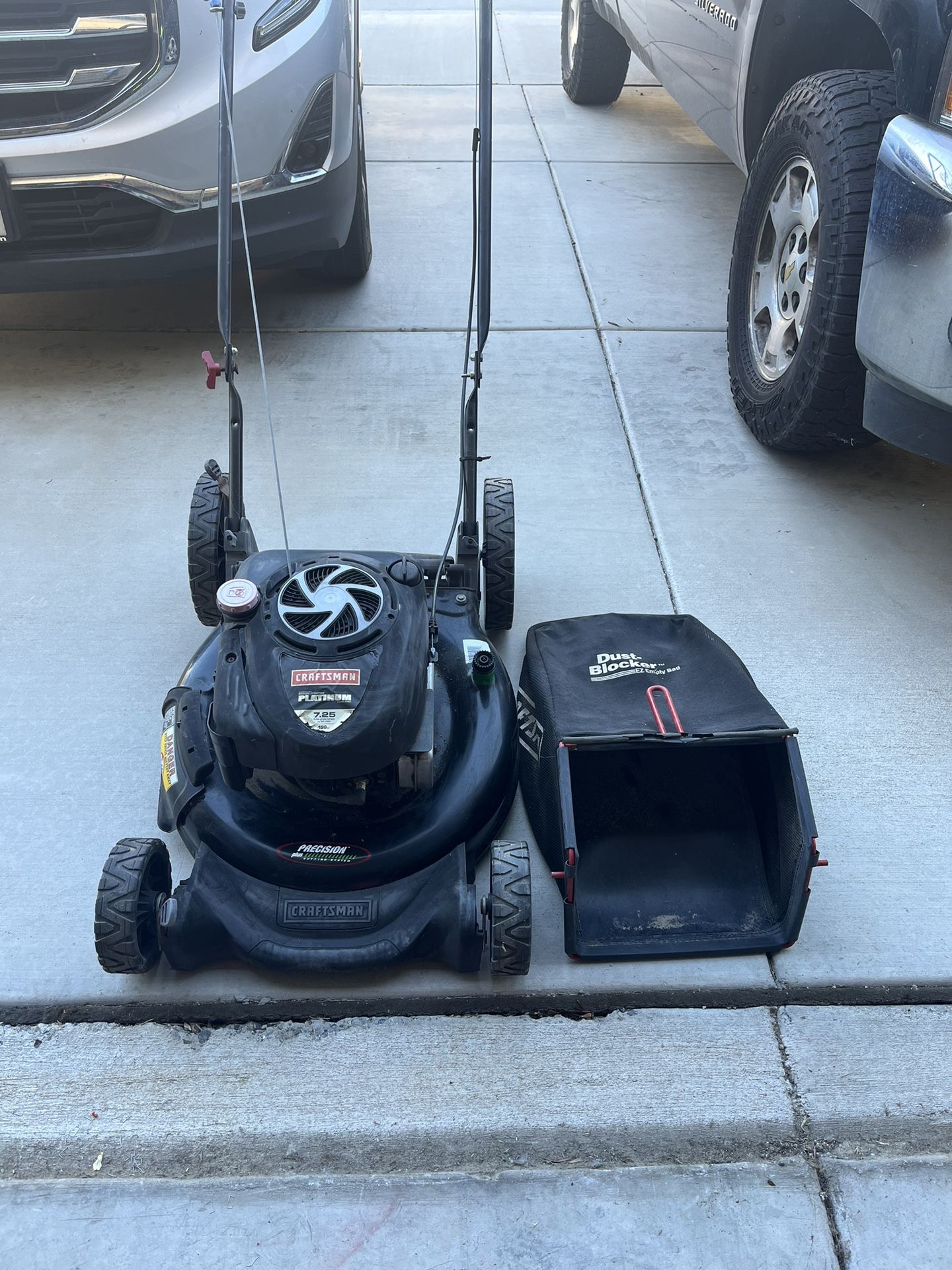 Craftsman 7.25 lawn mower platinum new arrivals