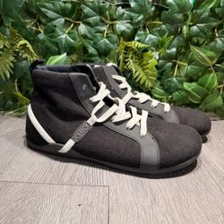 Xero Toronto Shoes Men's 12 Black White High Top Barefoot Minimalist Sneakers