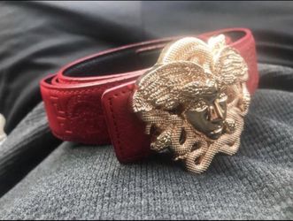 Red Versace Belt