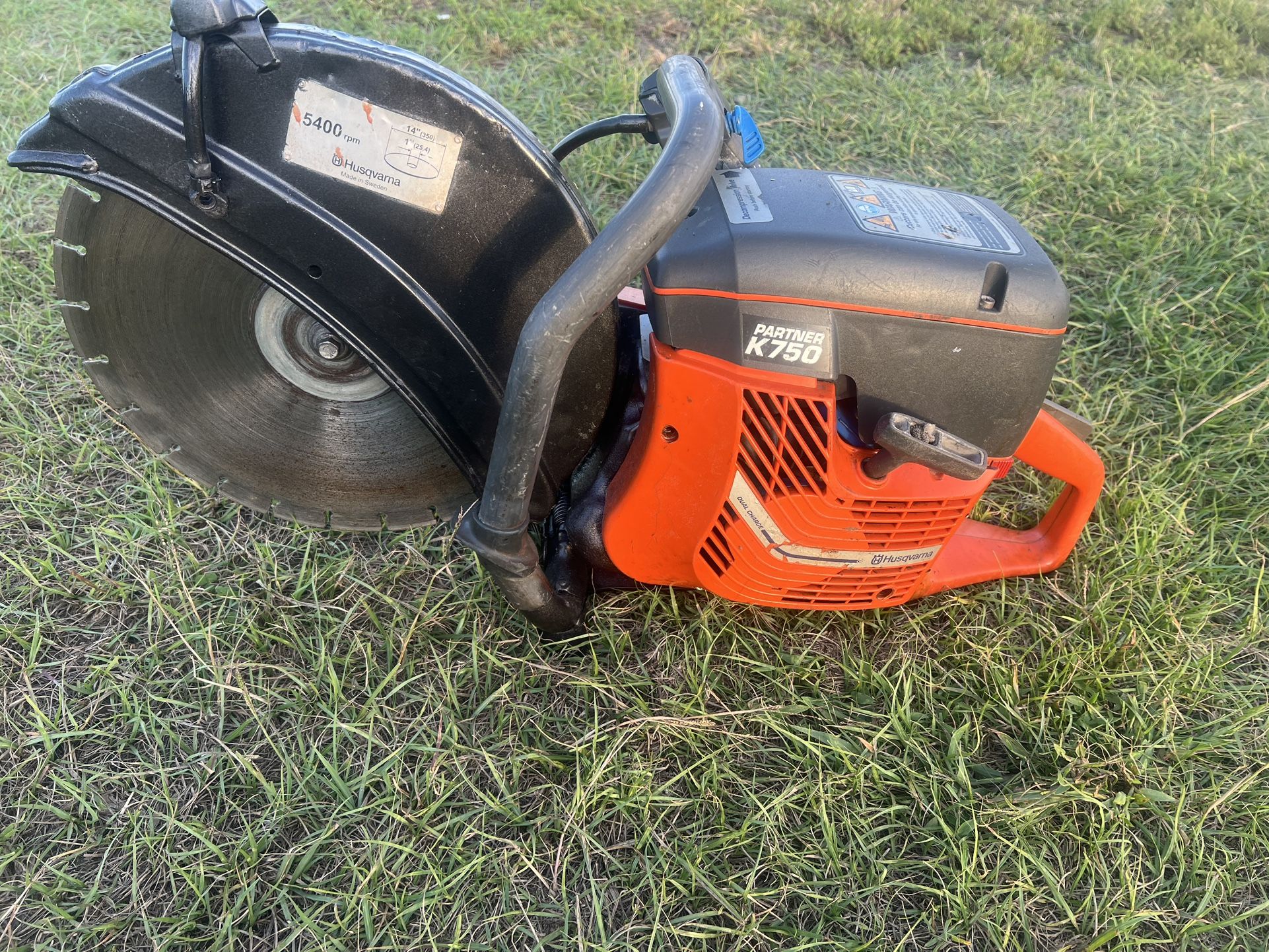 Husqvarna concrete saw 